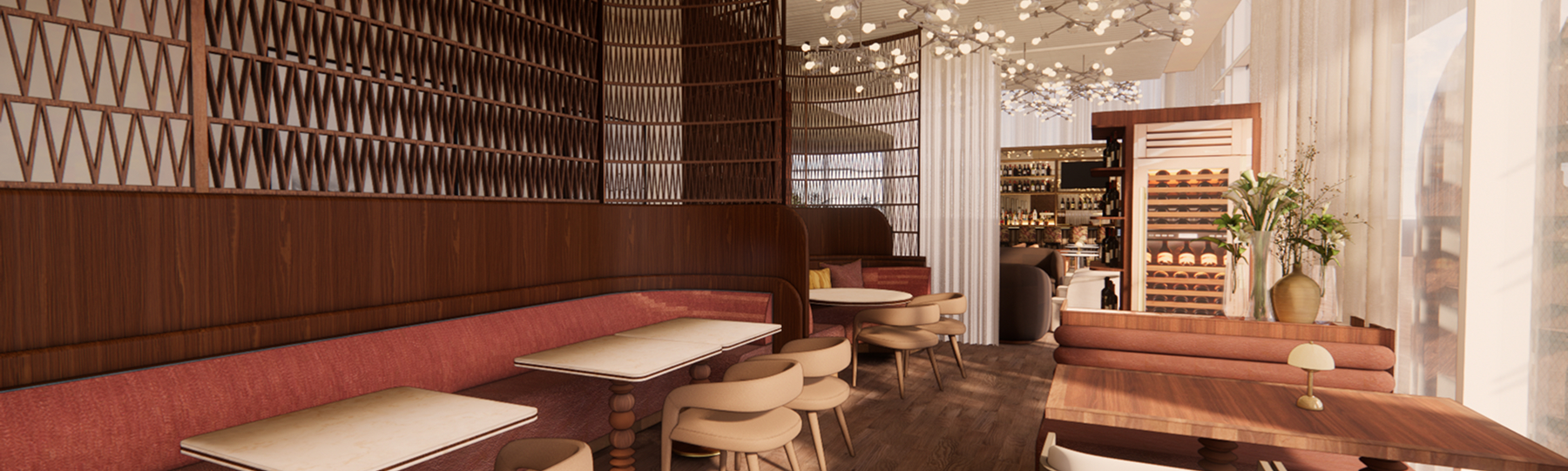 Artistic view of Astra Kitchen & Lounge interior
